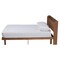 Baxton Studio Decker MidCentury  Walnut Brown Finished Wood Full Size Platform Bed with Charging Station 217-11893-ZORO - alternate 7